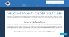 Desktop Screenshot of marycaldergc.com
